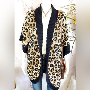 BEBE x KARDASHIANS Leopard Sweater (small)